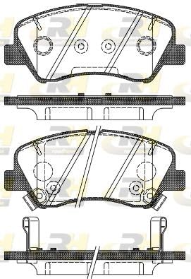 Roadhouse 21488.02-Set Bremsbeläge von ROADHOUSE