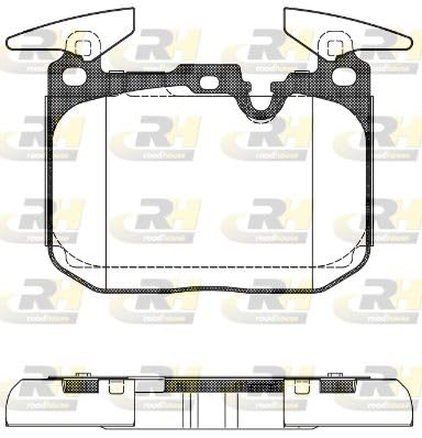 Roadhouse 21491.00-Set Bremsbeläge von ROADHOUSE