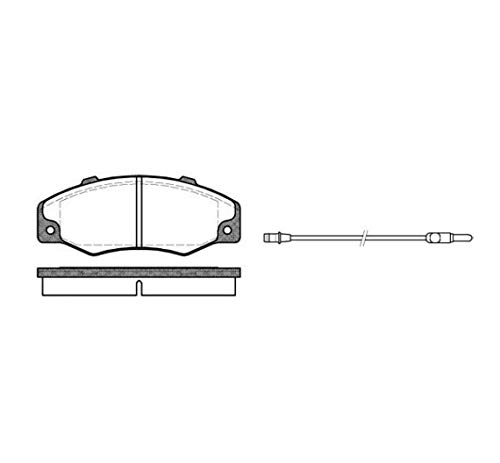 Roadhouse 2220.02-Set Bremsbeläge von ROADHOUSE