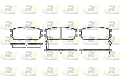 Roadhouse 2405.02-Set Bremsbeläge von ROADHOUSE