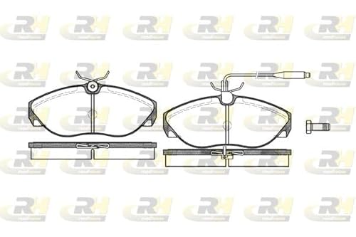 Roadhouse 2486.02-Set Bremsbeläge von ROADHOUSE