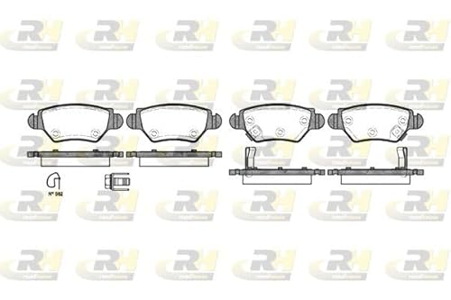 Roadhouse 2685.22-Set Bremsbeläge von ROADHOUSE