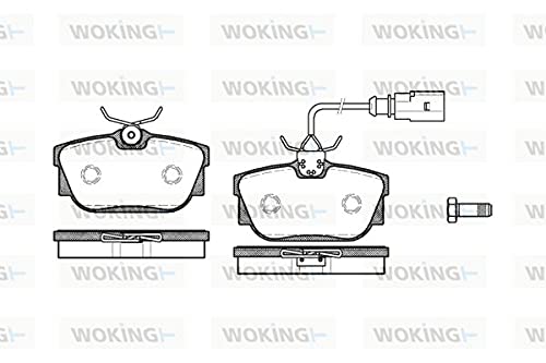 Roadhouse 2767.01-Set Bremsbeläge von ROADHOUSE