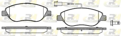 Roadhouse 2860.02-Set Bremsbeläge von ROADHOUSE