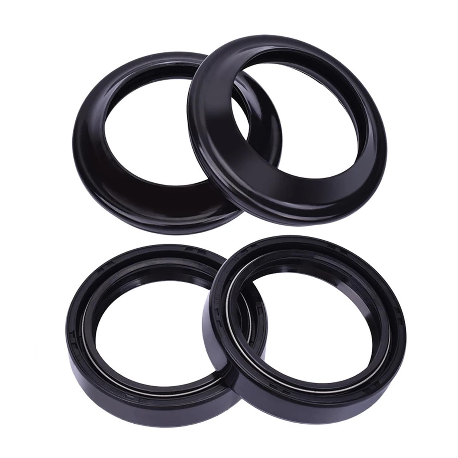33x46x11 Motorrad Gabel Öl Dichtung Staub Abdeckung for CA250 CA 250 CMX250 KZ400 TTR250(2pcs oil 2pcs dust) von ROAOFFGB