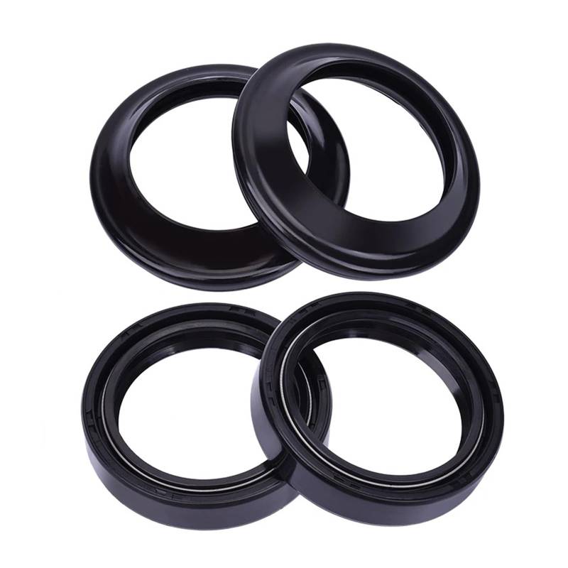 33x46x11 Motorrad Gabel Öl Dichtung Staub Abdeckung for CA250 CA 250 CMX250 KZ400 TTR250(2pcs oil 2pcs dust) von ROAOFFGB