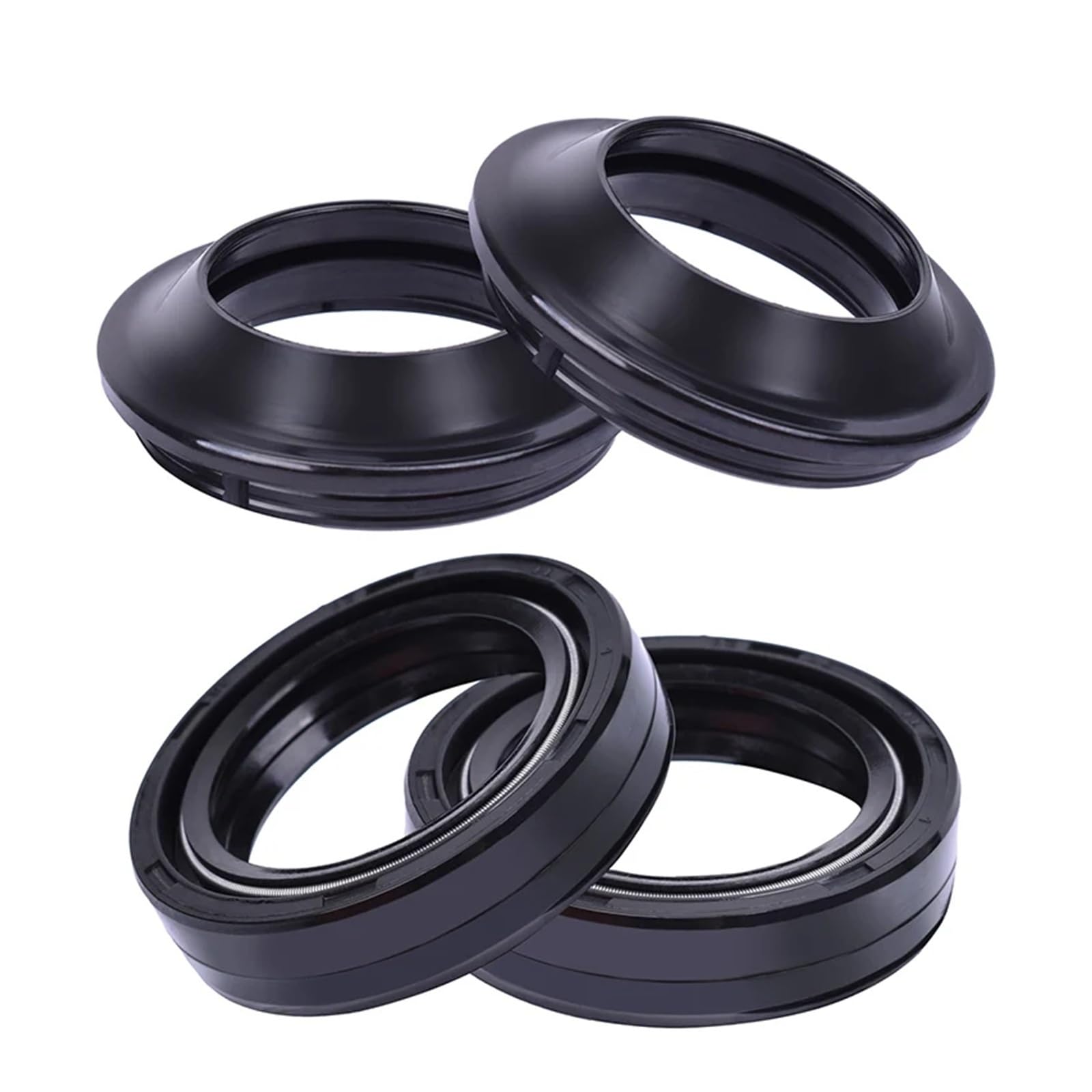 33x46x11 Motorrad Gabel Öl Dichtung Staub Abdeckung for RT200 2009-2015(2pcs seal 2pc cover) von ROAOFFGB