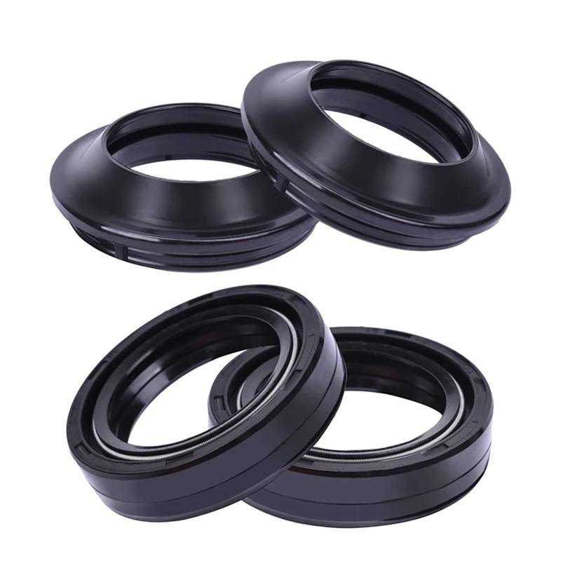 33x46x11 Motorrad Gabel Öl Dichtung Staub Abdeckung for RT200 2009-2015(2pcs seal 2pc cover) von ROAOFFGB