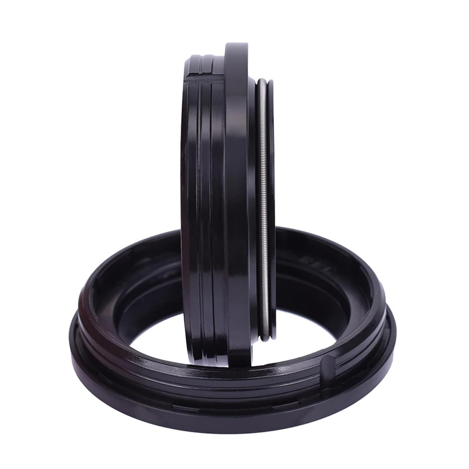 37X49X8/10MM Motorrad Gabel Dämpfer Öl Dichtung Staub Abdeckung for EX 250 ZL 600 A/B GPZ for GS 1000/1150/850 GS E/ET GSX for XJ 900/650(2pcs dust cover) von ROAOFFGB