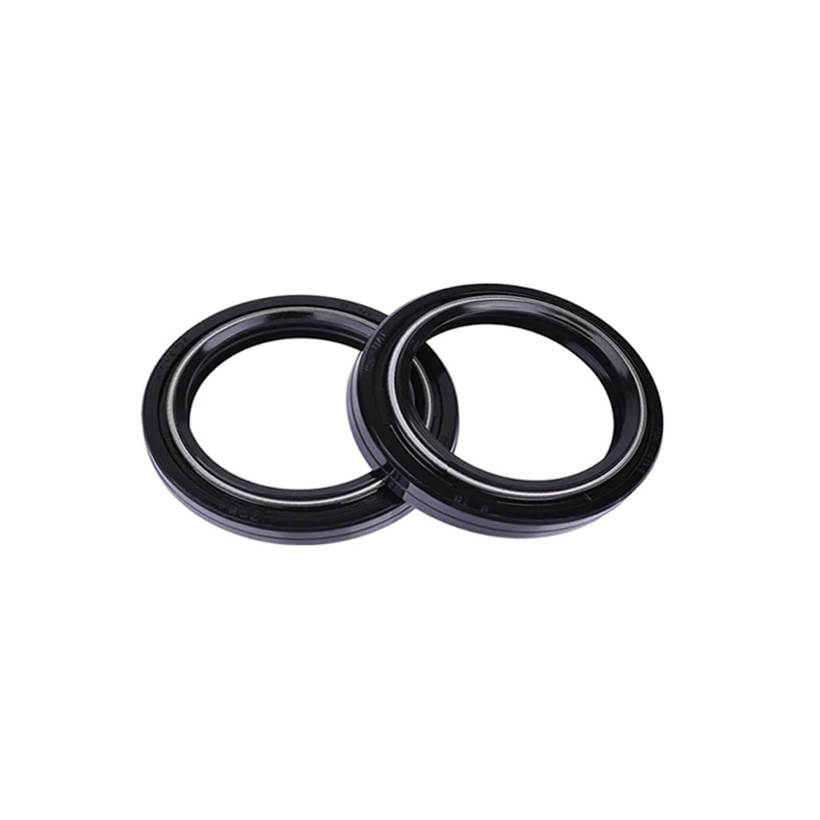 37X49X8/10MM Motorrad Gabel Dämpfer Öl Dichtung Staub Abdeckung for EX 250 ZL 600 A/B GPZ for GS 1000/1150/850 GS E/ET GSX for XJ 900/650(2pcs oil seal) von ROAOFFGB