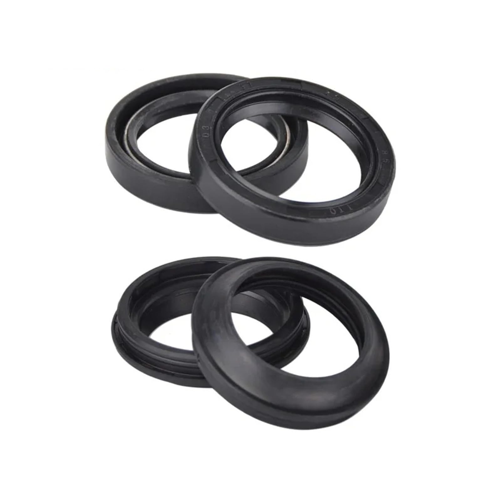 37x49x8 Motorrad Gabel Öl Staub Dichtung for GW250 Inazuma 250 VL250 Intruder 250 GS500 GS500E GS500F GS500H GS 500 VL GW 250 GS550E(2pcs seal 2pcs cover) von ROAOFFGB