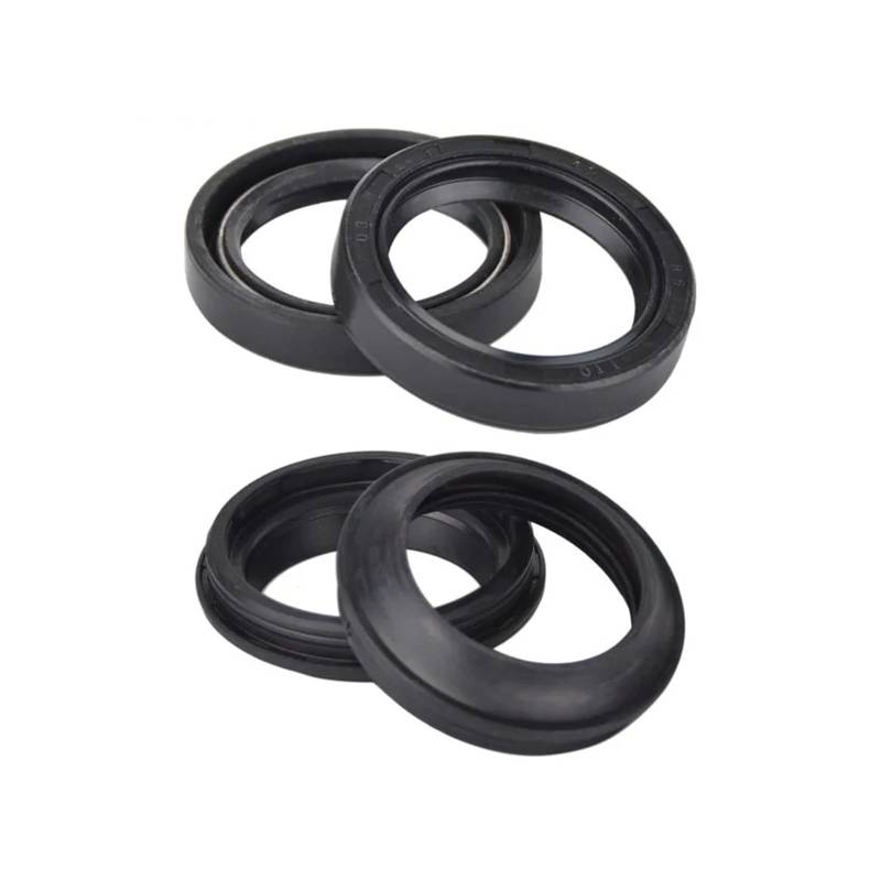 37x49x8 Motorrad Gabel Öl Staub Dichtung for GW250 Inazuma 250 VL250 Intruder 250 GS500 GS500E GS500F GS500H GS 500 VL GW 250 GS550E(2pcs seal 2pcs cover) von ROAOFFGB