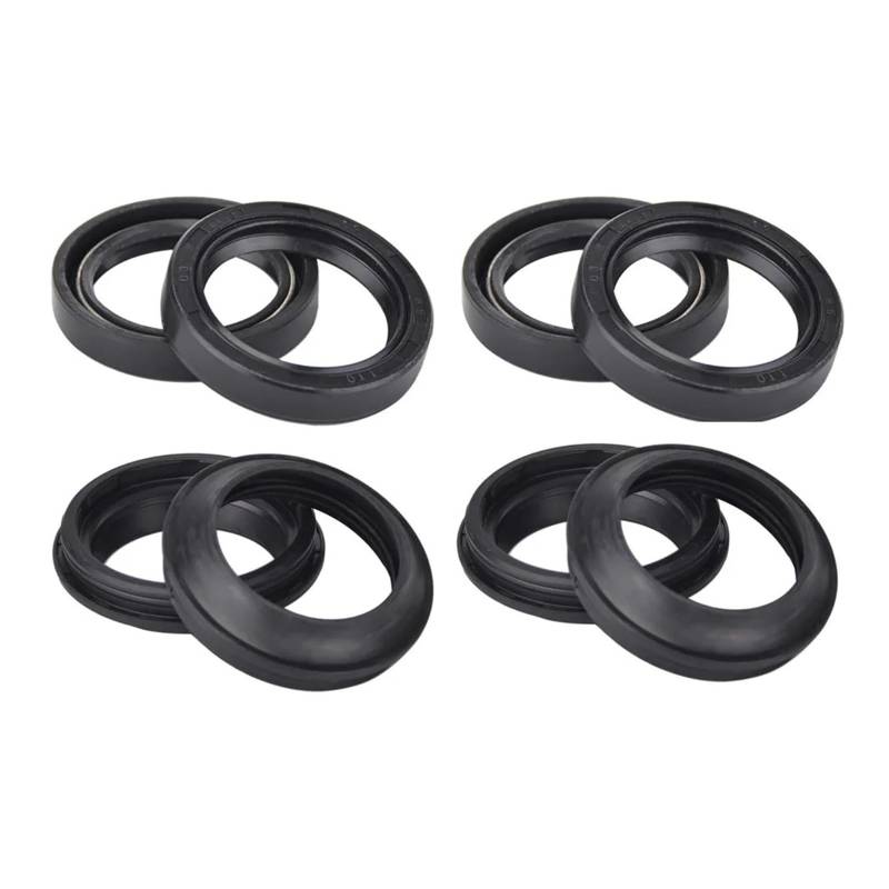 37x49x8 Motorrad Gabel Öl Staub Dichtung for GW250 Inazuma 250 VL250 Intruder 250 GS500 GS500E GS500F GS500H GS 500 VL GW 250 GS550E(4pcs seal 4pcs cover) von ROAOFFGB