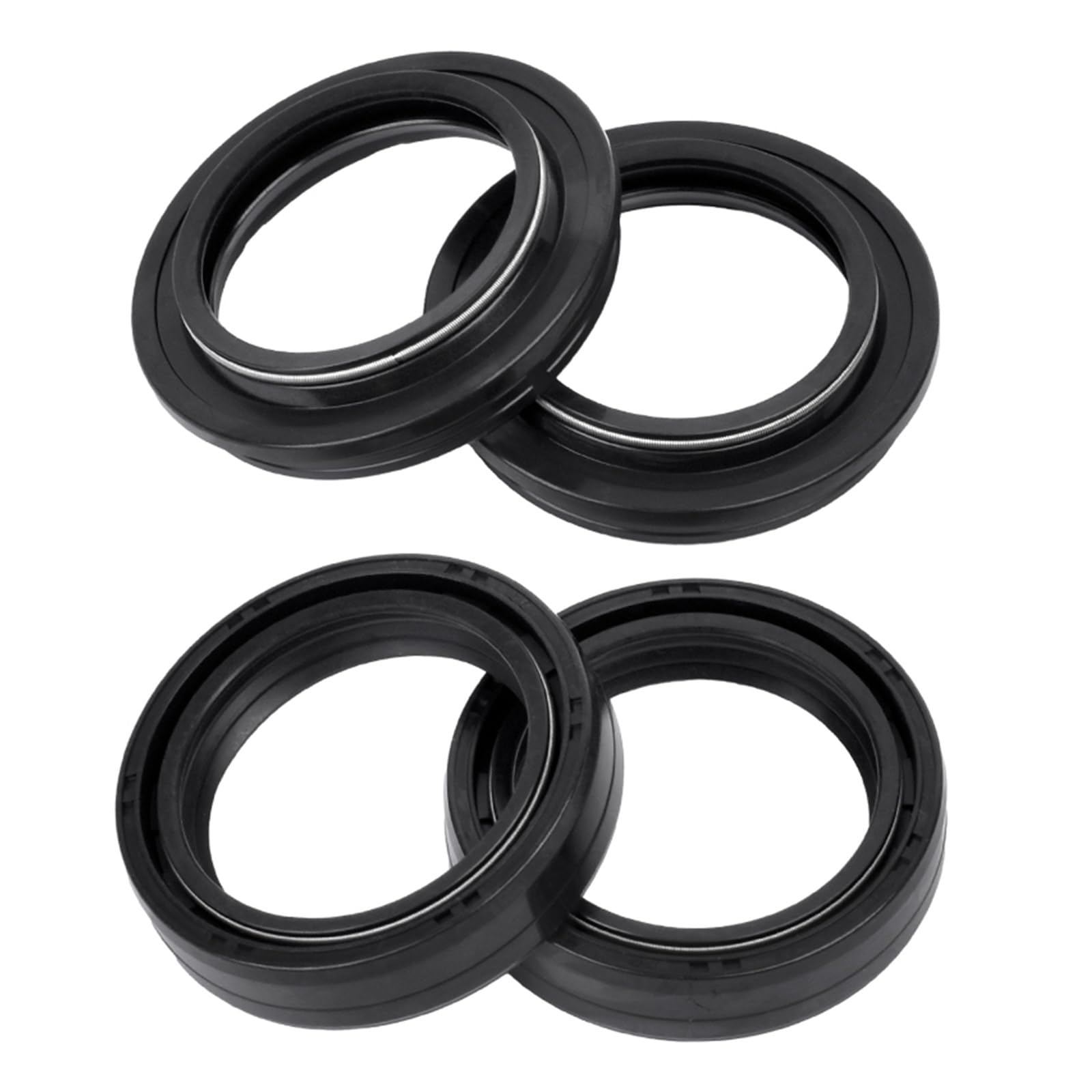 37x50x11 Motorrad Schock Gabel Dämpfer Öl Dichtung und Staub Abdeckung Lip for VF500 VF500C VF 500 VF500F VF500FE(2pcs seal 2pc cover) von ROAOFFGB