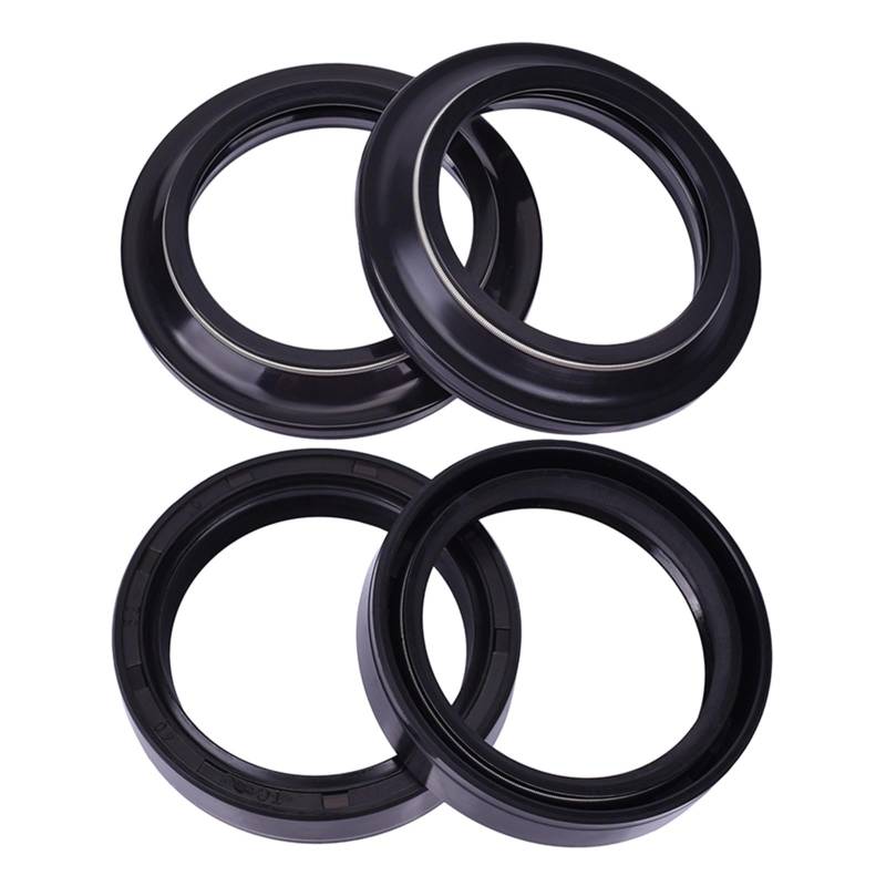 40x52x10 Motorrad Gabel Öl Dichtung Staub Abdeckung for GPR50 GPR RACING 50 LOBITO 50 SENDA SM DRD 50 GPR 125 NUDE(2pcs seal 2pcs cover) von ROAOFFGB