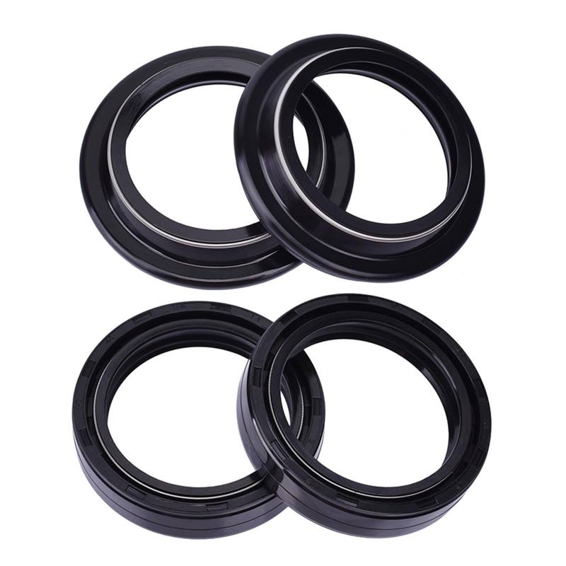 41X54X11mm Motorrad Gabel Öl Dichtung Staub Abdeckung for G 310 F 650 G650 GS R 80 MONO R 80(2pcs oil 2pcs dust) von ROAOFFGB