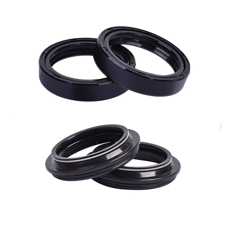 41x54x11mm Motorrad Gabel Öl Dichtung Staub Abdeckung for CBF1000 F CB1100 VTX1300 CB1100 EX GL1500 VTX1300C DN-01(2pcs seal 2pcs cover) von ROAOFFGB