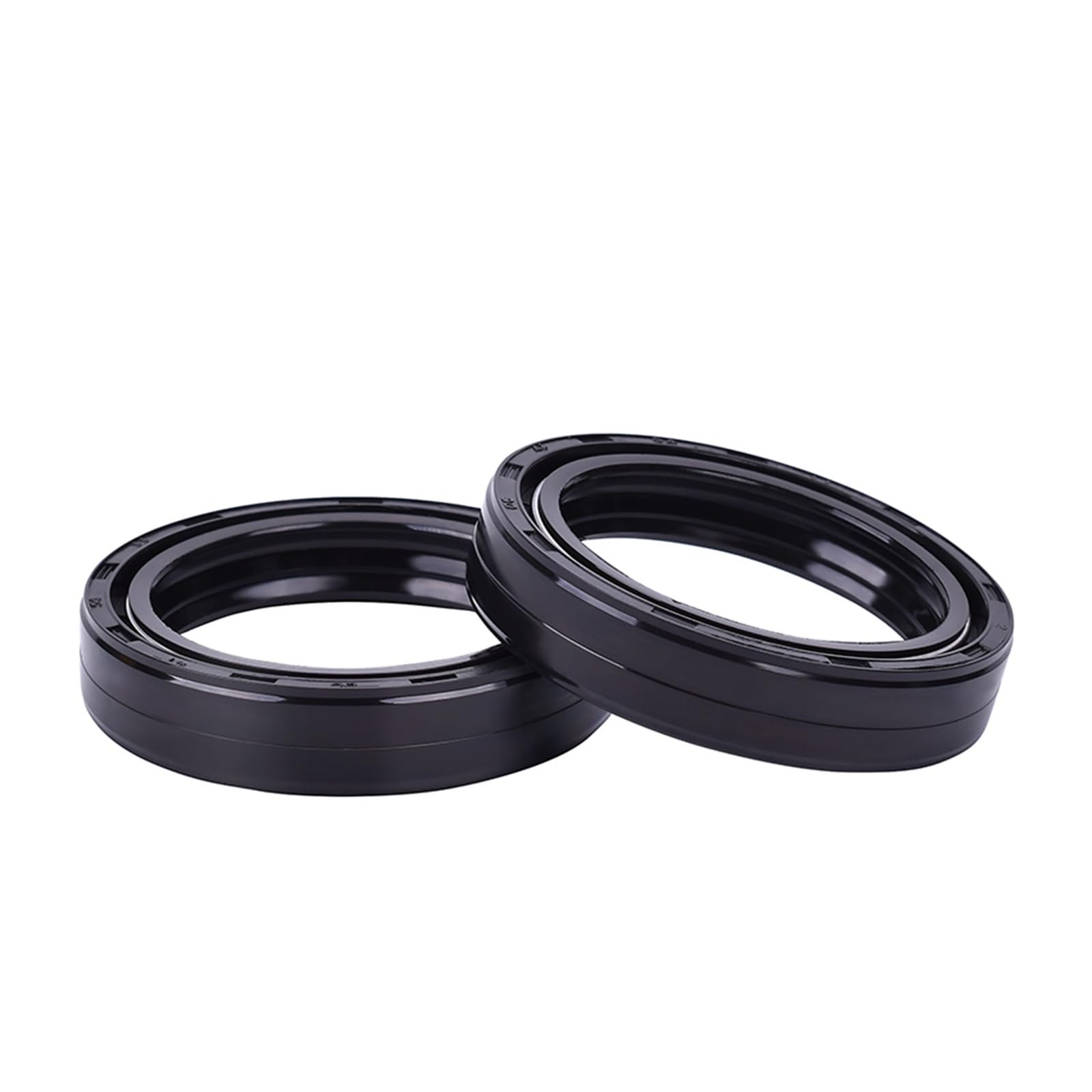 43X55X9,5/10,5mm Motorrad Gabel Dämpfer Öl Dichtung Staub Abdeckung for MT-125 XP500 TT600 XT 660R/S FZ8 FZ1 XTZ 1200 XJ R MT-01 YZF R6(2pcs oil seal) von ROAOFFGB