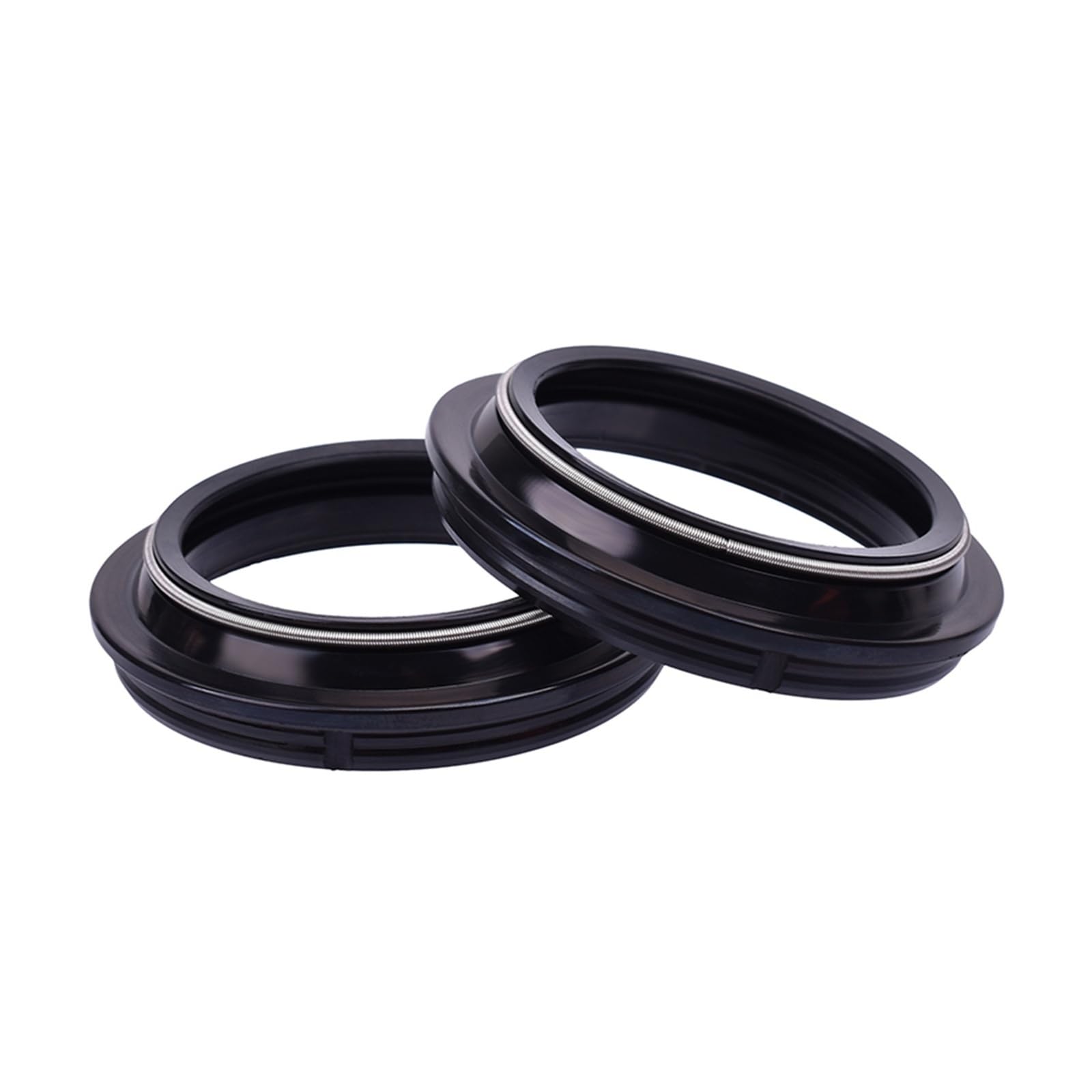 43X55X9,5/10,5mm Motorrad Gabel Dämpfer Öl Dichtung Staub Abdeckung for ZX ZZR for GSR 600 BANDIT 1250 for MT-125 MT-03 XJ R FZ1(2pcs dust cover) von ROAOFFGB