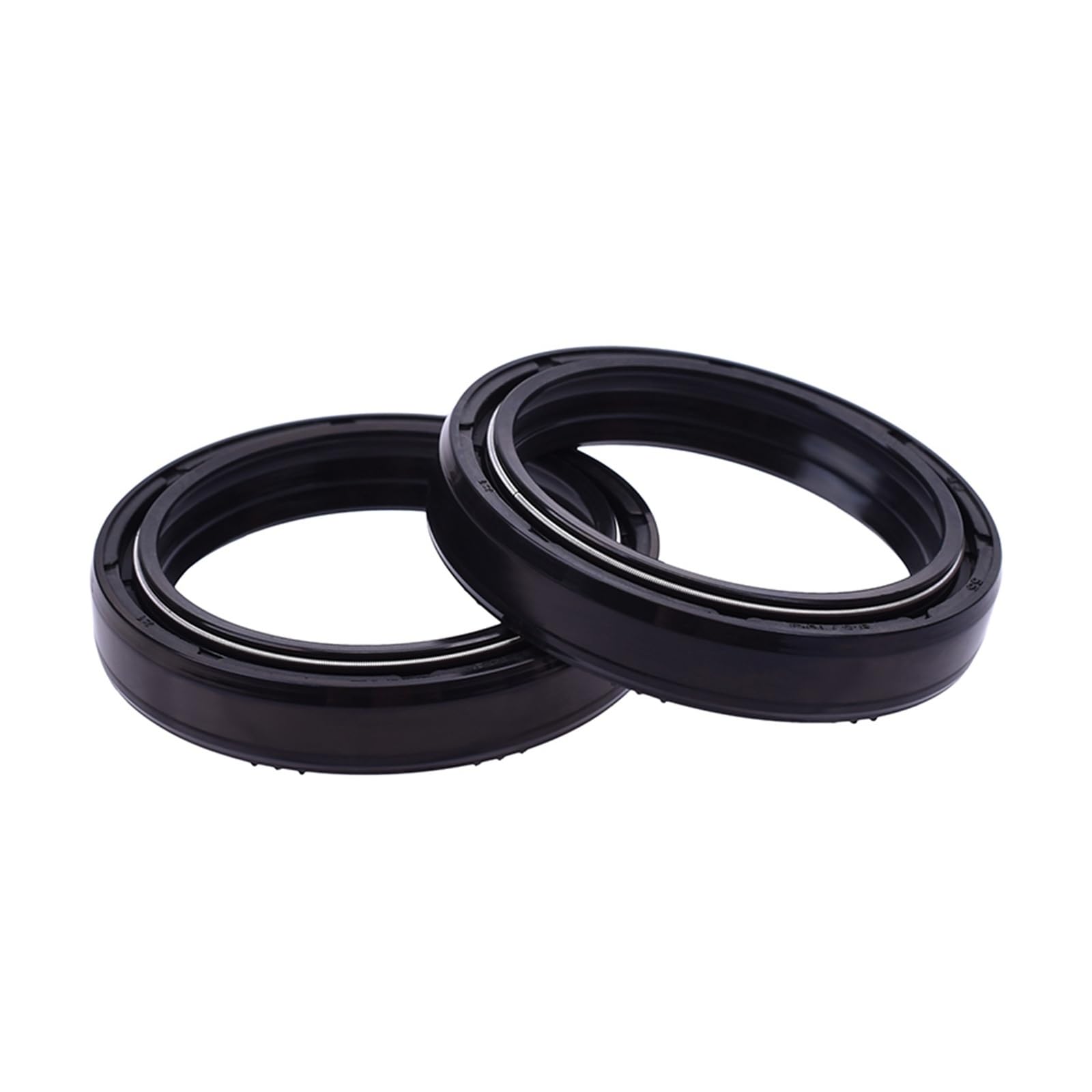 43X55X9,5/10,5mm Motorrad Gabel Dämpfer Öl Dichtung Staub Abdeckung for ZX ZZR for GSR 600 BANDIT 1250 for MT-125 MT-03 XJ R FZ1(2pcs oil seal) von ROAOFFGB