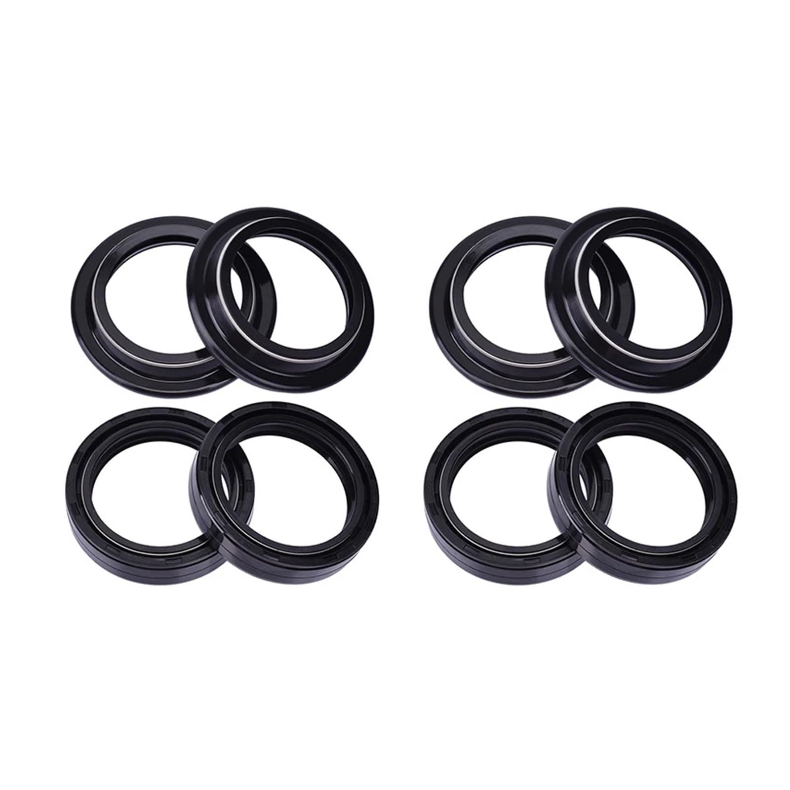 43x54x11 Motorrad Gabel Öl Dichtung Staub Dichtungen Abdeckung for F800GT 2013-2017 F800R 2007-2010 2011-2017 F800 F 800 GT(4pcs seal 4pc cover) von ROAOFFGB