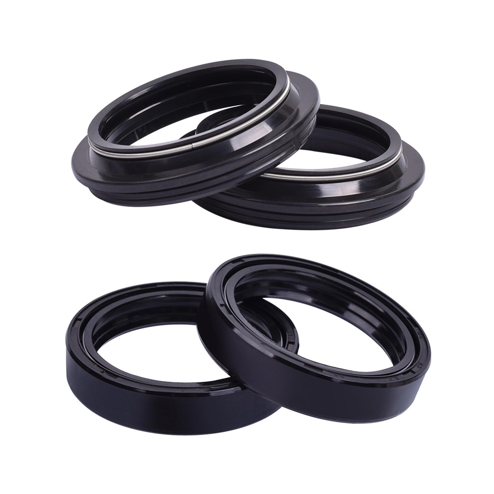 43x54x11 Motorrad Gabel Öl Dichtung Staub Dichtungen Abdeckung for F800S 2006-2010 F800ST 06-2012 F800 F 800 S(2pcs seal 2pc cover) von ROAOFFGB