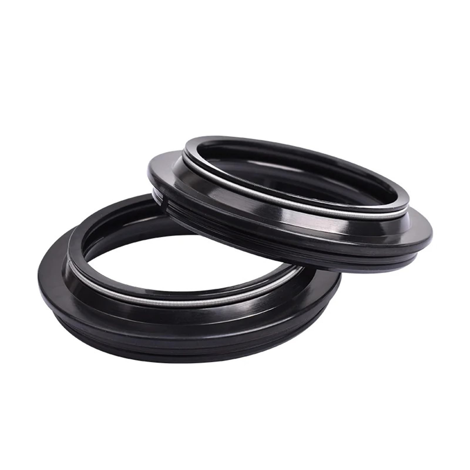 45x58x11mm Motorrad Gabel Dämpfer Öl Dichtung Staub Abdeckung for F800GS G450X G650X HP2 ENDURO Cagiva Canyon 500 for CB1000C CB1100F VF750F(2pcs dust cover) von ROAOFFGB