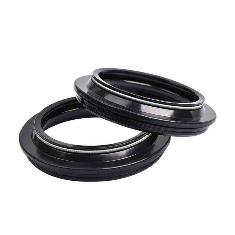 45x58x11mm Motorrad Gabel Dämpfer Öl Dichtung Staub Abdeckung for F800GS G450X G650X HP2 ENDURO Cagiva Canyon 500 for CB1000C CB1100F VF750F(2pcs dust cover) von ROAOFFGB
