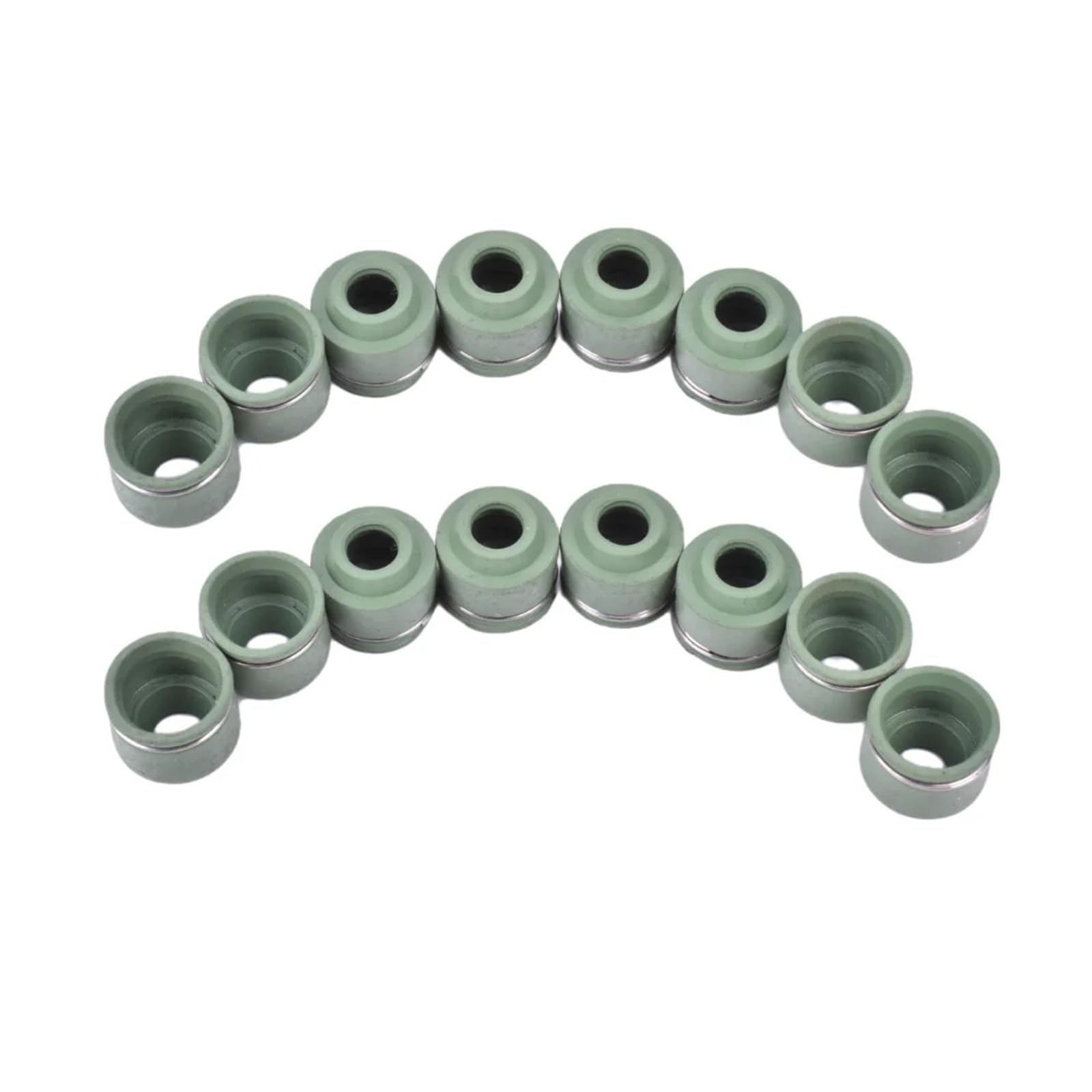4mm Motorrad Motor Zylinderkopf Einlass auslass Ventilschaft Öldichtung for ZXR250 ZR250 ZXR400(16pcs) von ROAOFFGB