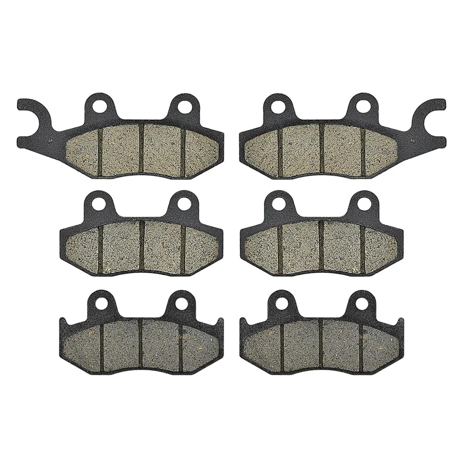 ATV Vorne Hinten Bremsbeläge for YFZ450 YFZ 450 YFZ450R YFZ 450R YFM 700 Raptor YFM700 YFM700R 2006-2008 2012 2013 2015(Front Rear) von ROAOFFGB