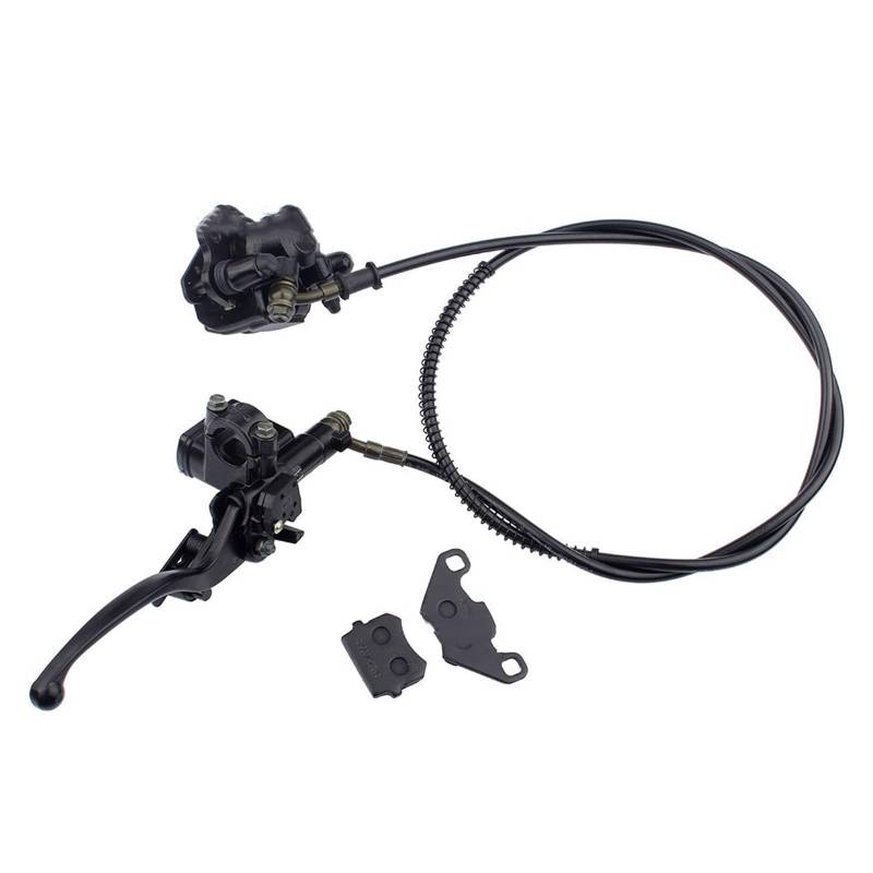 ROBAUN Obere und untere Bremspumpen-Scheibenbremsbaugruppe mit Bremsbelägen, geeignet for 50CC-125CATV-Zubehör for Strandfahrräder mit vier Rädern von ROBAUN