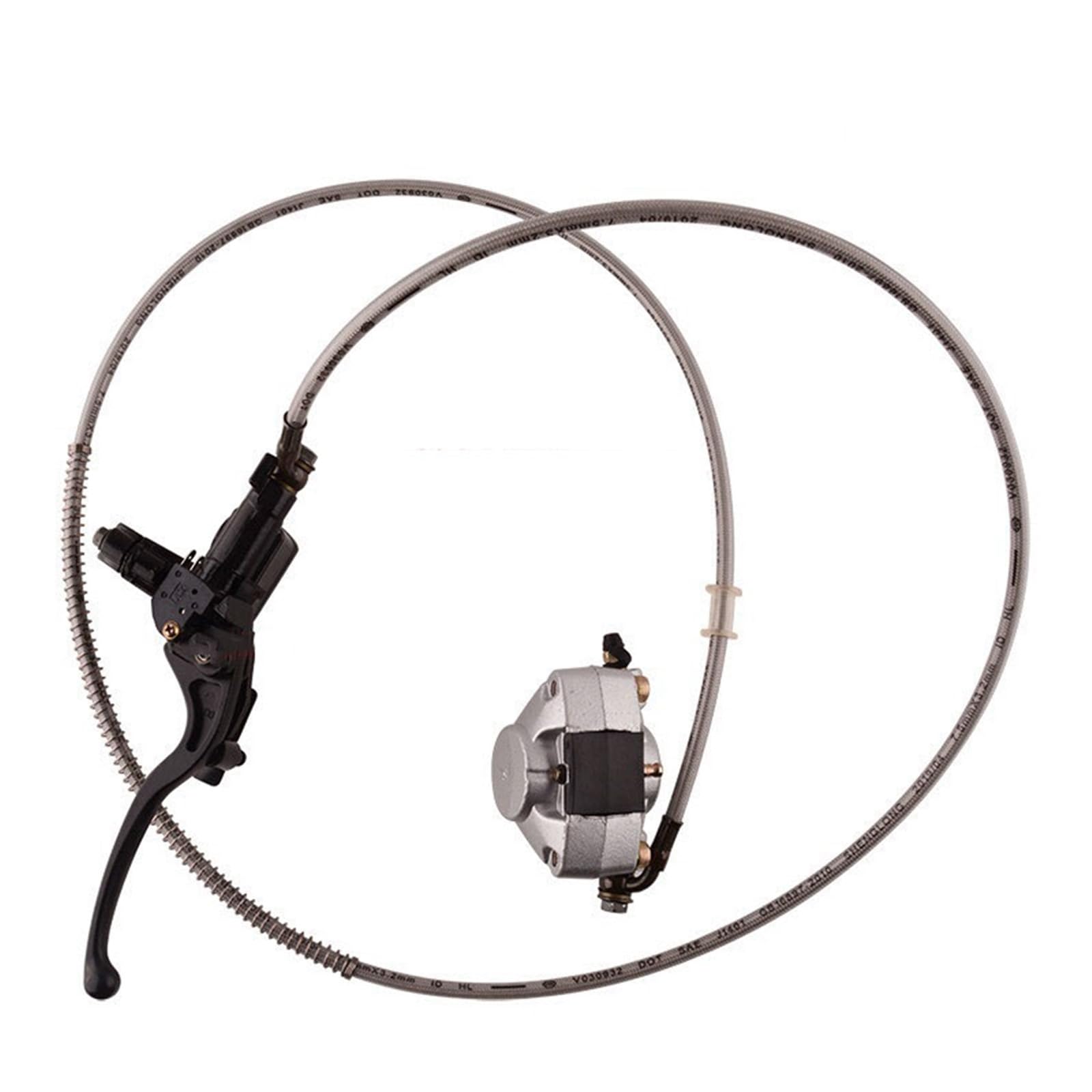 ROBAUN Vorder- und Hinterrad-Scheibenbremspumpenbaugruppe, geeignet for ATV Beach Bike Offroad-Motorrad GY6-Bremssattel(Back) von ROBAUN