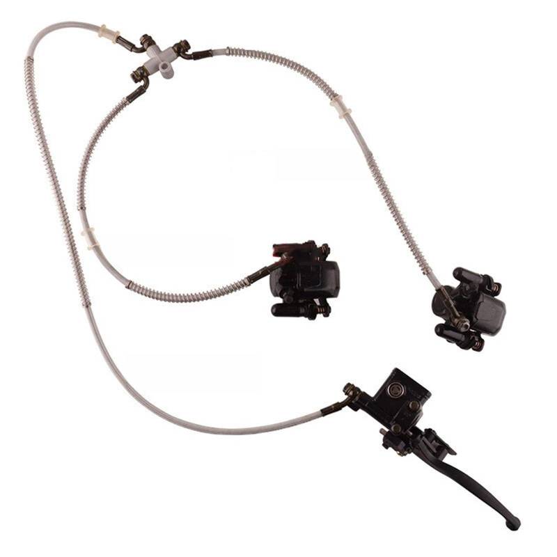 ROBAUN Vorder- und Hinterrad-Scheibenbremspumpenbaugruppe, geeignet for ATV Beach Bike Offroad-Motorrad GY6-Bremssattel(Front) von ROBAUN