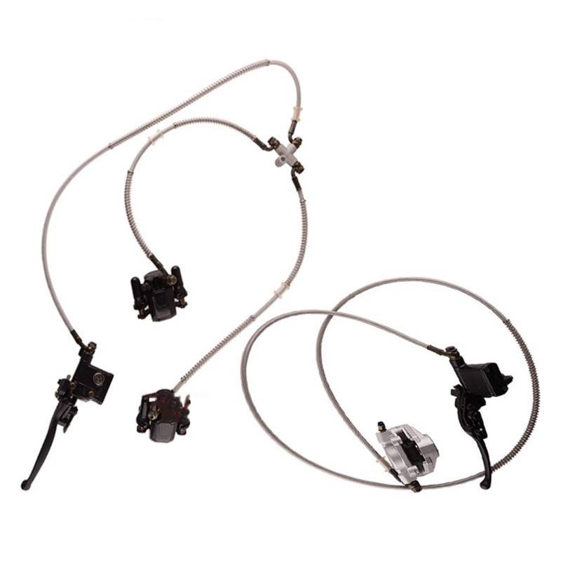 ROBAUN Vorder- und Hinterrad-Scheibenbremspumpenbaugruppe, geeignet for ATV Beach Bike Offroad-Motorrad GY6-Bremssattel(Front+back) von ROBAUN