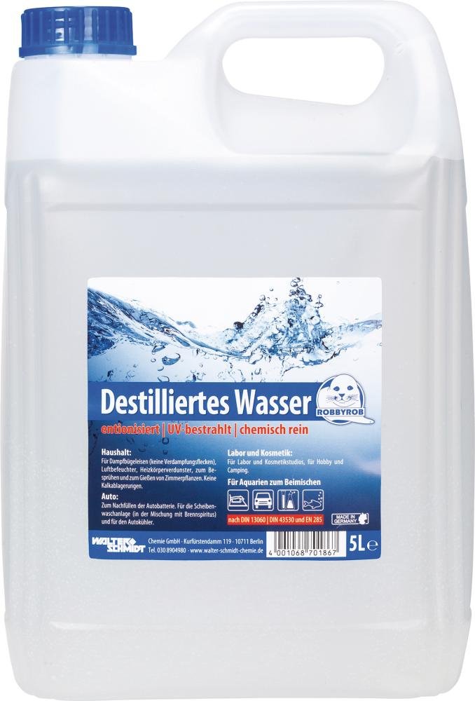 Robbyrob Destilliertes Wasser, 5 l von ROBBYROB