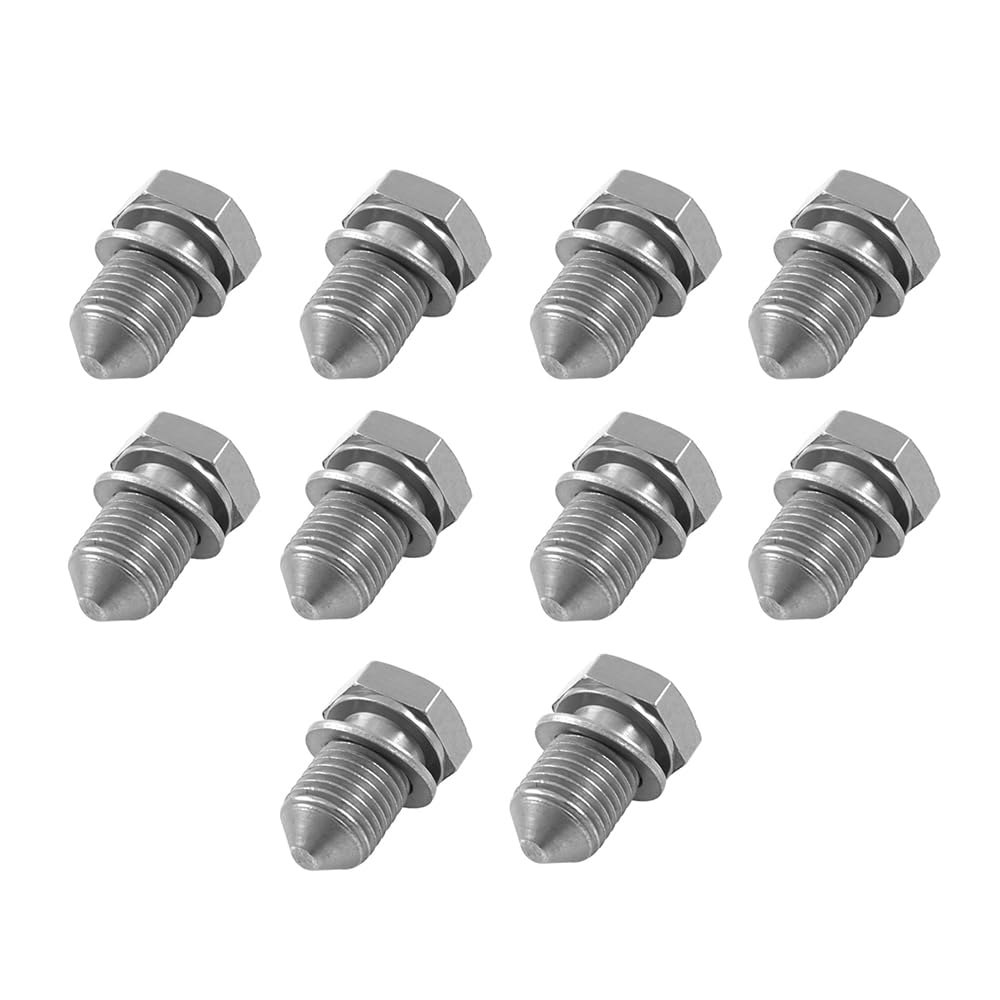 ROBUST 10x Ölwanne Ablassschraube für Audi A1 A3 A4 A6 Seat Alhambra Altea Cordoba Skoda Fabia Octavia Roomster Volkswagen Jetta Passat Tiguan Touareg N90813201 N90813202 N91101401 ROBUST 10x Ölwanne Ablassschraube für Audi A1 A3 A4 A6 Seat Alhambra Altea Cordoba Skoda Fabia Octavia Roomster Volkswagen Jetta Passat Tiguan Touareg N90813201 N90813202 N91101401 von ROBUST CAR PARTS