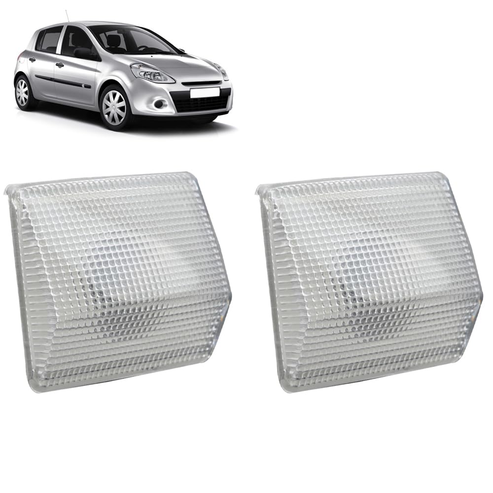 ROBUST 2x Blinkleuchte Blinker Seitlich für Renault Clio Mk3 8200343322 4331915 1400856C 2005-2012 ROBUST 2x Blinkleuchte Blinker Seitlich für Renault Clio Mk3 8200343322 4331915 1400856C 2005-2012 von ROBUST CAR PARTS