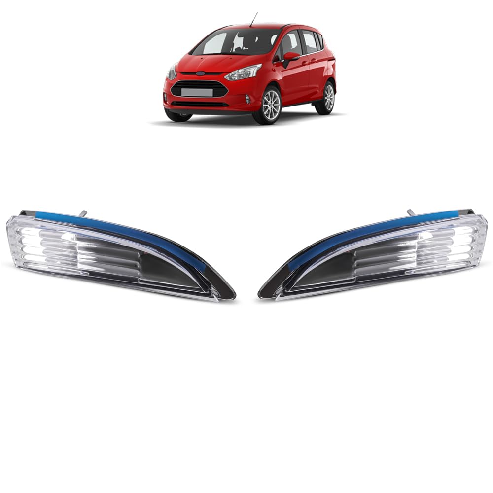 ROBUST Blinker Außenspiegel Spiegel Rechts + Links für Ford Fiesta B-Max 8A6113B382AD 1513155 1748314 2008-2017 ROBUST Blinker Außenspiegel Spiegel Rechts + Links für Ford Fiesta B-Max 8A6113B382AD 1513155 1748314 2008-2017 von ROBUST CAR PARTS