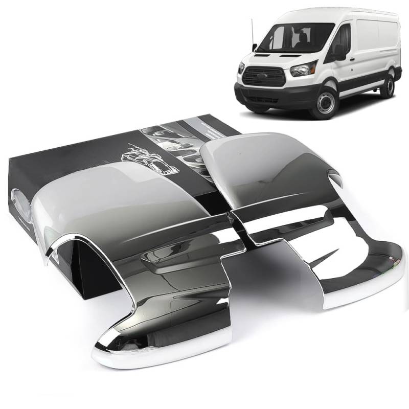 ROBUST Chrom Flügel Spiegel Abdeckung Verkleidung für Ford Transit Mk8 2014-2018 von ROBUST CAR PARTS