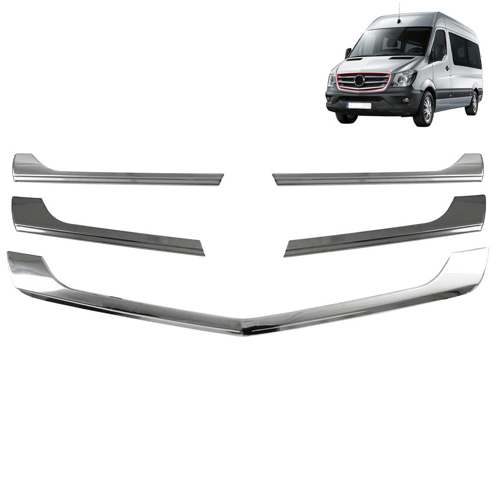 ROBUST Edelstahl Kühlergrill Leisten für Mercedes-Benz Sprinter W906 2013-2018 von ROBUST CAR PARTS