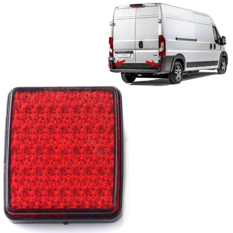 ROBUST Hinten Reflektor Rot für Citroen Jumper Fiat Doblo Ducato Peugeot Boxer 1348401080 von ROBUST CAR PARTS