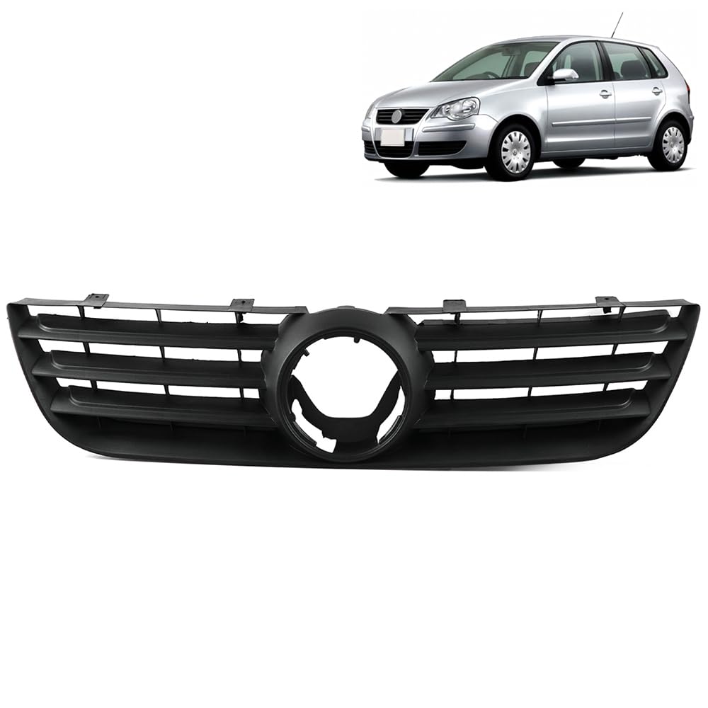 ROBUST Kühlergitter Kühlergrill Grill Vorne für Volkswagen Polo 6Q0853653E 6Q0853653E9B9 2005-2009 ROBUST Kühlergitter Kühlergrill Grill Vorne für Volkswagen Polo 6Q0853653E 6Q0853653E9B9 2005-2009 von ROBUST CAR PARTS