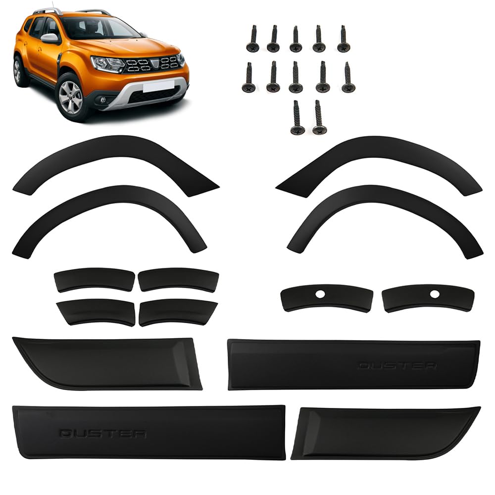 ROBUST Radlauf Fender Kotflügel Radlaufschutz 14 Tlg Abs für Dacia Duster ab 2018 von ROBUST CAR PARTS