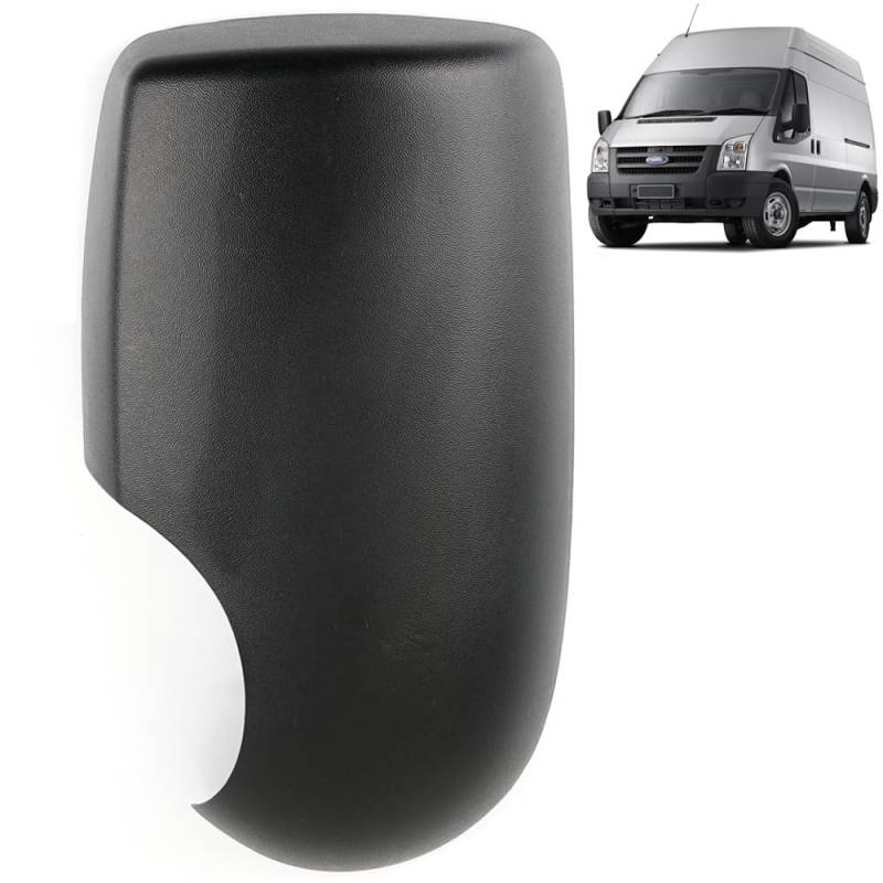 ROBUST CAR PARTS Außenspiegel Spiegelkappe Links für Ford Transit Mk6 Mk7, 2000-2014, Schwarz, Links, Türhalterung, Kunststoff von ROBUST CAR PARTS