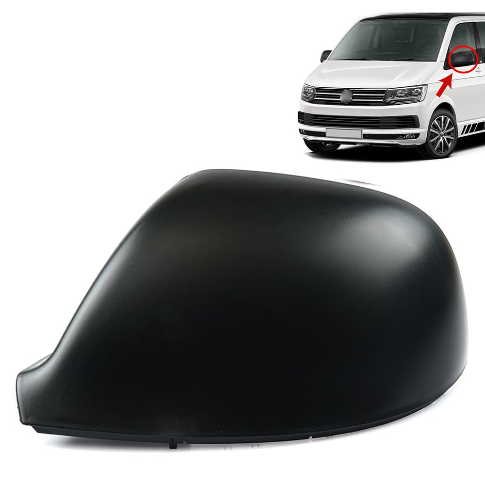 ROBUST Spiegelkappe Links Schwarz für VW Transporter T5 T5.1 T6 Multivan V VI 7E1857527G 7E1857527F ROBUST Spiegelkappe Links Schwarz für VW Transporter T5 T5.1 T6 Multivan V VI 7E1857527G 7E1857527F von ROBUST CAR PARTS