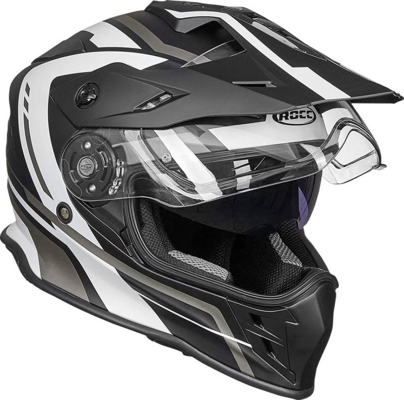 Rocc 782 Dekor Motocross Helme (Black/White,S) von ROCC