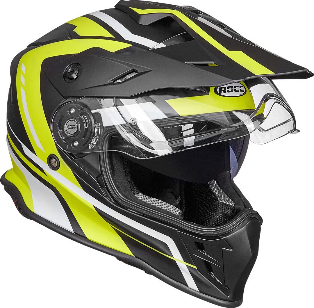 Rocc 782 Dekor Motocross Helme (Black/Yellow,S) von ROCC