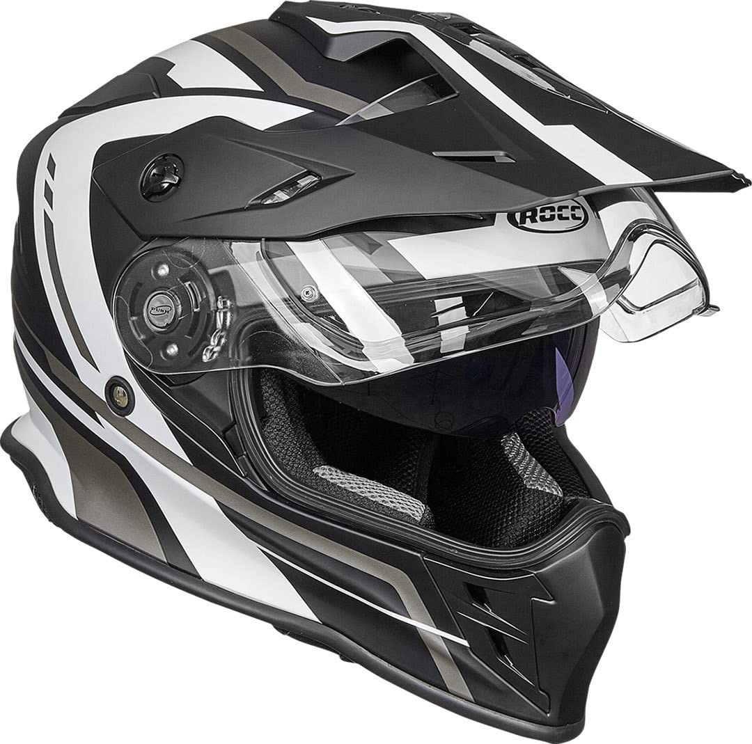 Rocc 782 Dekor Motocross Helme Schwarz/Weiß M von ROCC