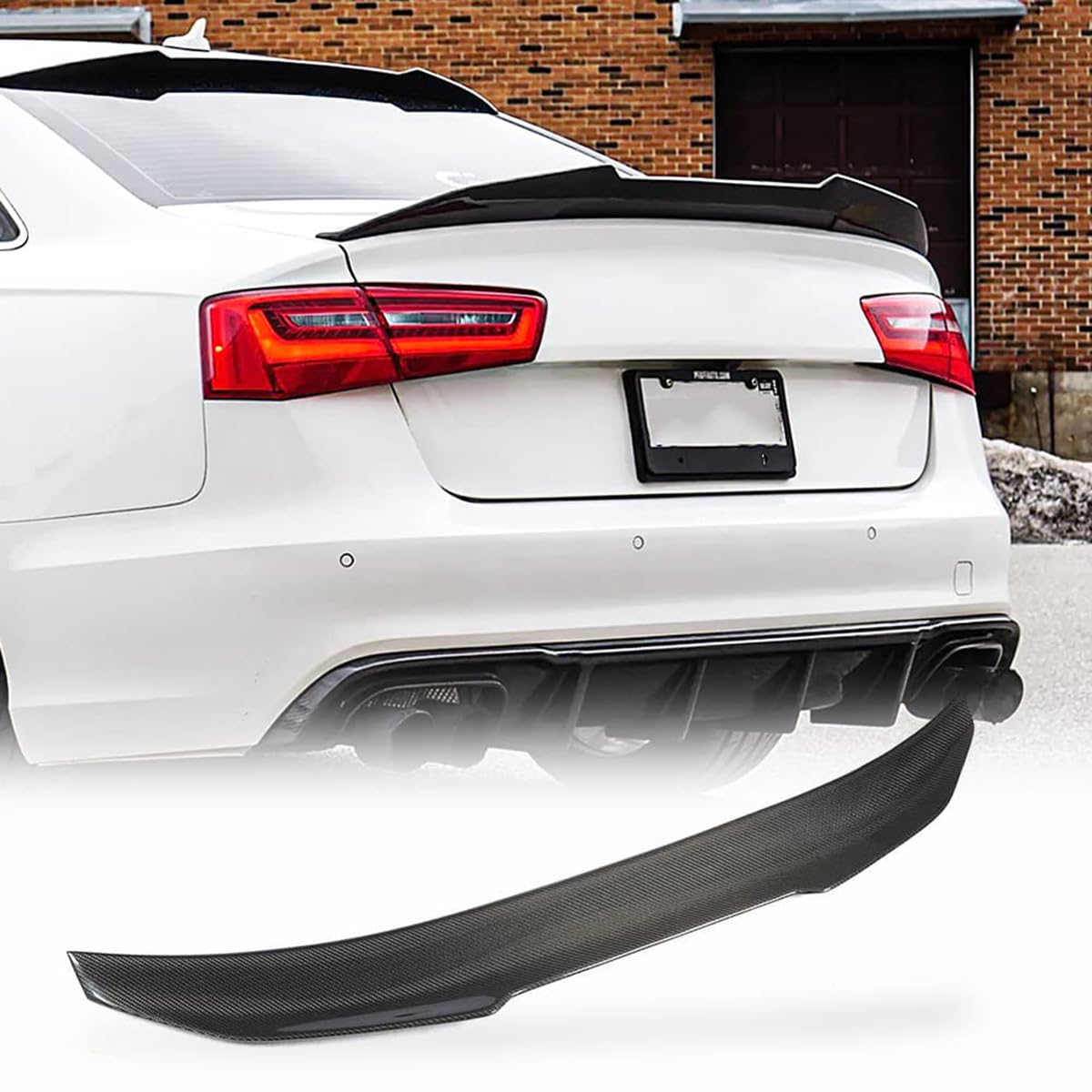 Heckspoiler Heckflügel,für Audi A6 C7 S6 2012-2018,Autotuning Spoiler von ROCILA