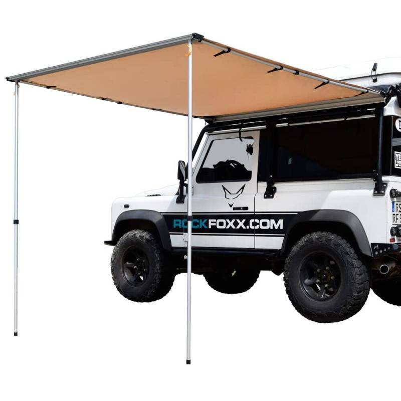 Seiten Markise für Jeep Landrover Auto Canvas 600D Material 200x200cm mit Tasche von ROCK FOXX. COM
